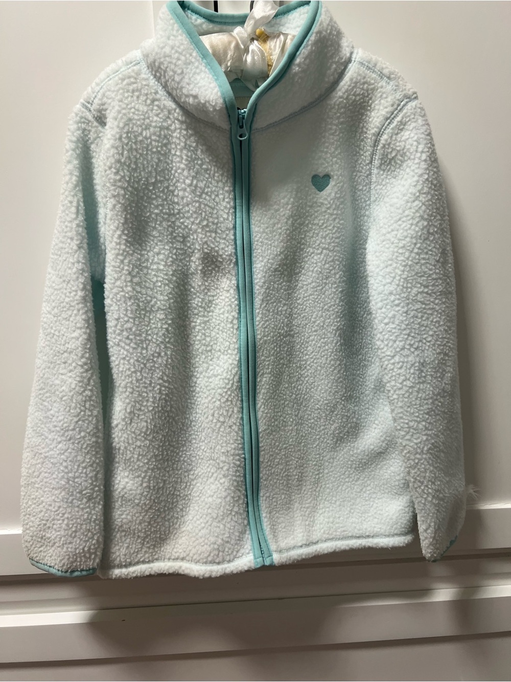 Oshkosh Bgosh fleece teal jacket size 7